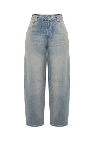 Calças de ganga wide legs - Azul