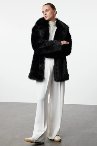 Sobretudo oversize - Preto