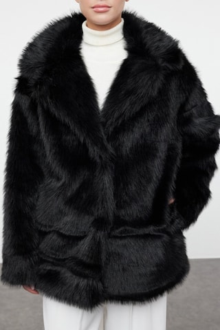 Sobretudo oversize - Preto