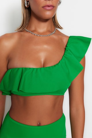 Soutien desportivo assimétrico - Verde-escuro 