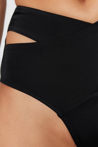 Parte de baixo de biquíni Preto