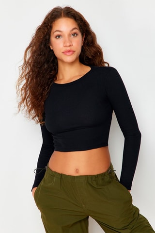 2 crop tops - Preto e branco