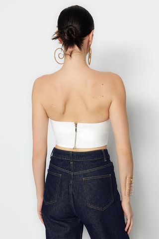 Crop top-caicai Branco