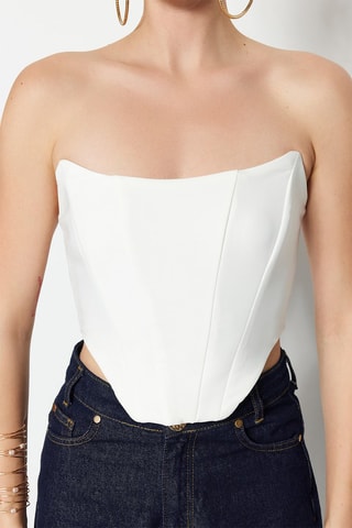 Crop top-caicai Branco