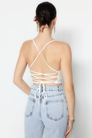 Crop top Branco