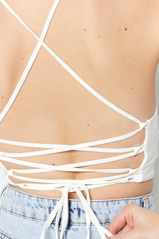 Crop top Branco