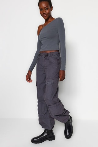 Crop top - Antracite