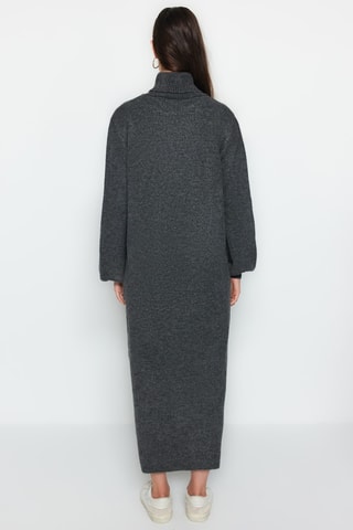 Vestido-camisola - Cinzento