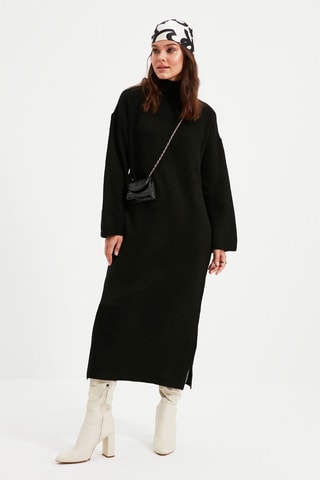 Vestido-camisola - Preto