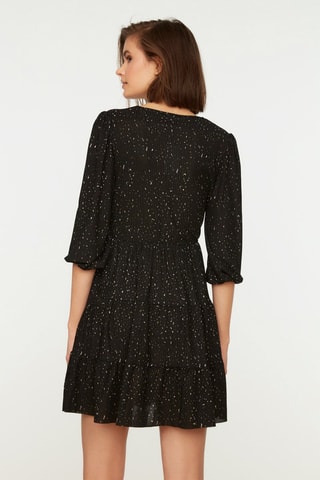 Vestido estilo patinadora - Preto