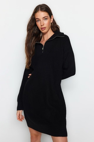 Vestido-camisola - Preto