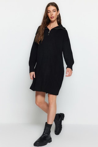 Vestido-camisola - Preto