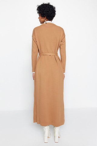 Vestido comprido - Castanho