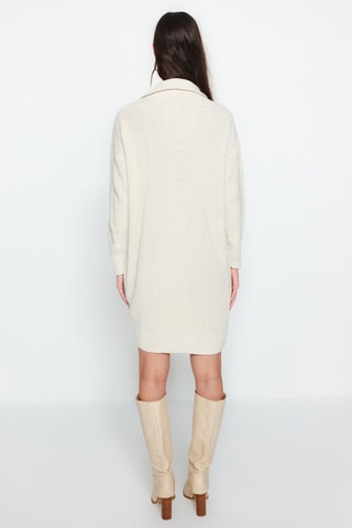 Vestido-camisola - Bege