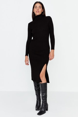 Vestido-camisola - Preto