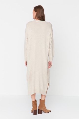 Vestido-camisola - Bege