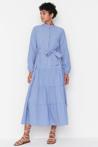 Robe longue - Bleu