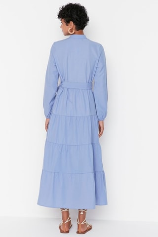 Robe longue - Bleu