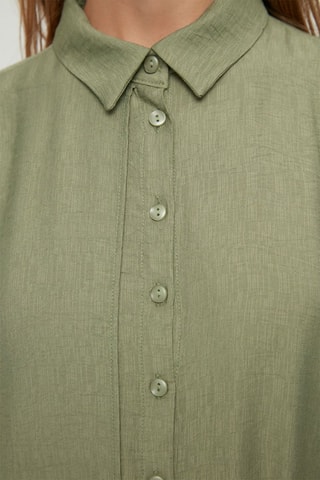 Vestido-camisa - Verde