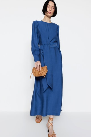 Vestido comprido - Azul