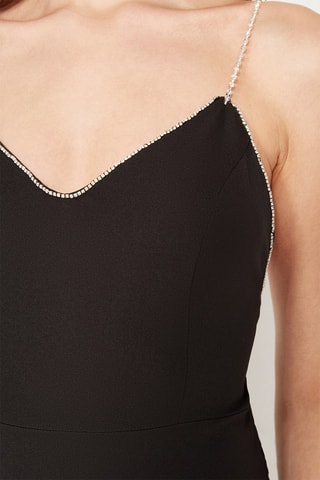 Vestido direito Preto