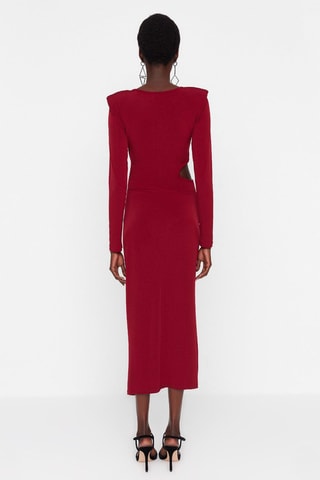 Vestido midi - Vermelho