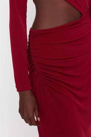 Vestido midi - Vermelho