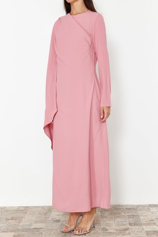 Robe longue regular - Rose