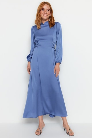 Robe longue - Bleu