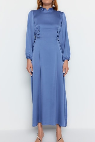 Robe longue - Bleu