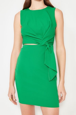 Vestido justo Verde