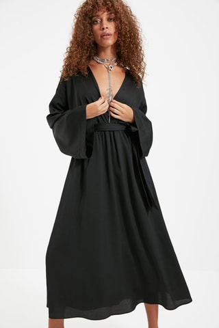 Vestido midi - Preto