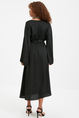 Vestido midi - Preto