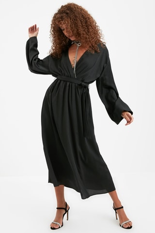 Vestido midi - Preto