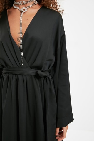 Vestido midi - Preto