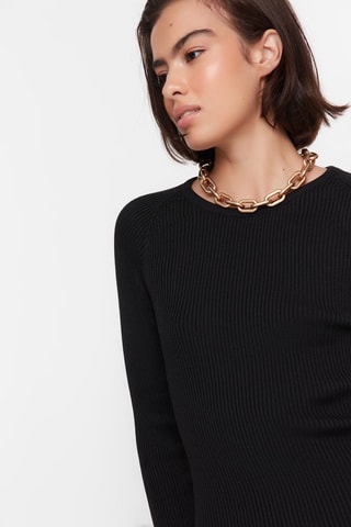 Vestido-camisola Preto