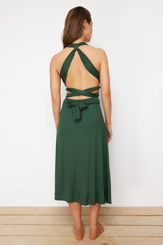 Vestido de praia - Caqui 