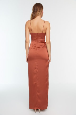 Robe longue Marron