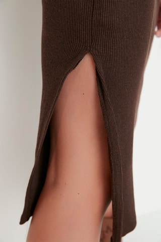 Vestido-camisola - Castanho