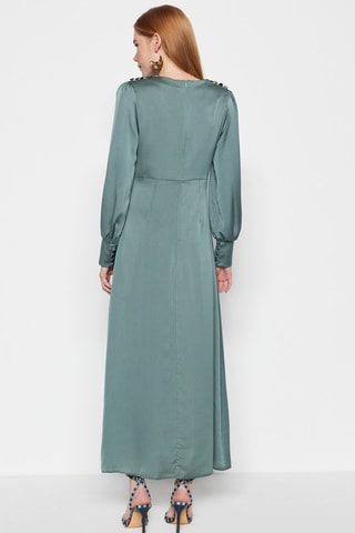 Vestido comprido - Caqui