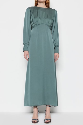 Vestido comprido - Caqui