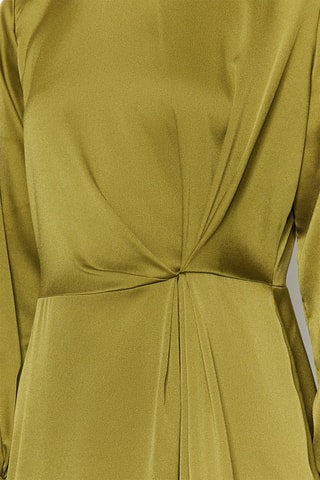 Vestido comprido Caqui