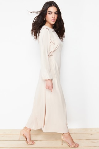 Vestido comprido - Bege