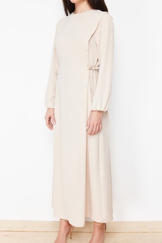 Vestido comprido - Bege