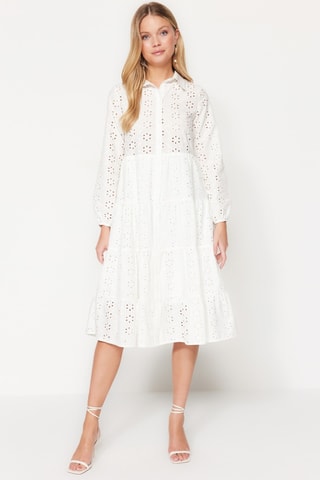 Vestido-camisa - Branco