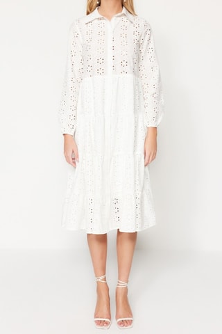 Vestido-camisa - Branco