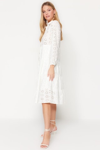 Vestido-camisa - Branco