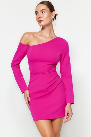 Vestido curto - Rosa