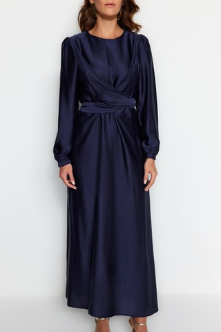 Robe longue - Bleu marine