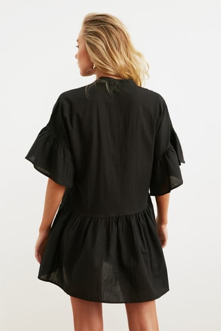 Vestido direito Preto